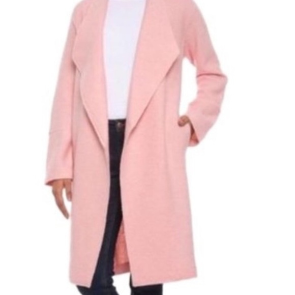 Tahari pink wool coat Clearance